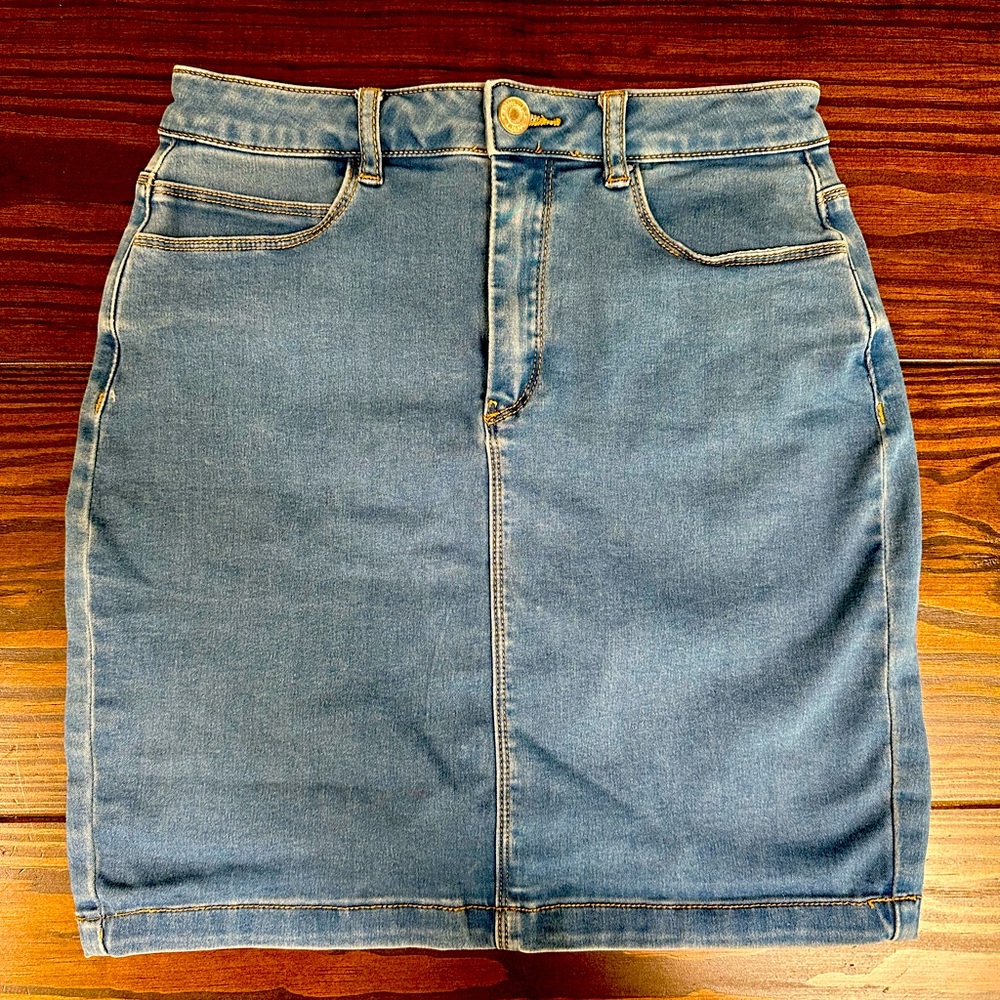 Denim Mini Skirt